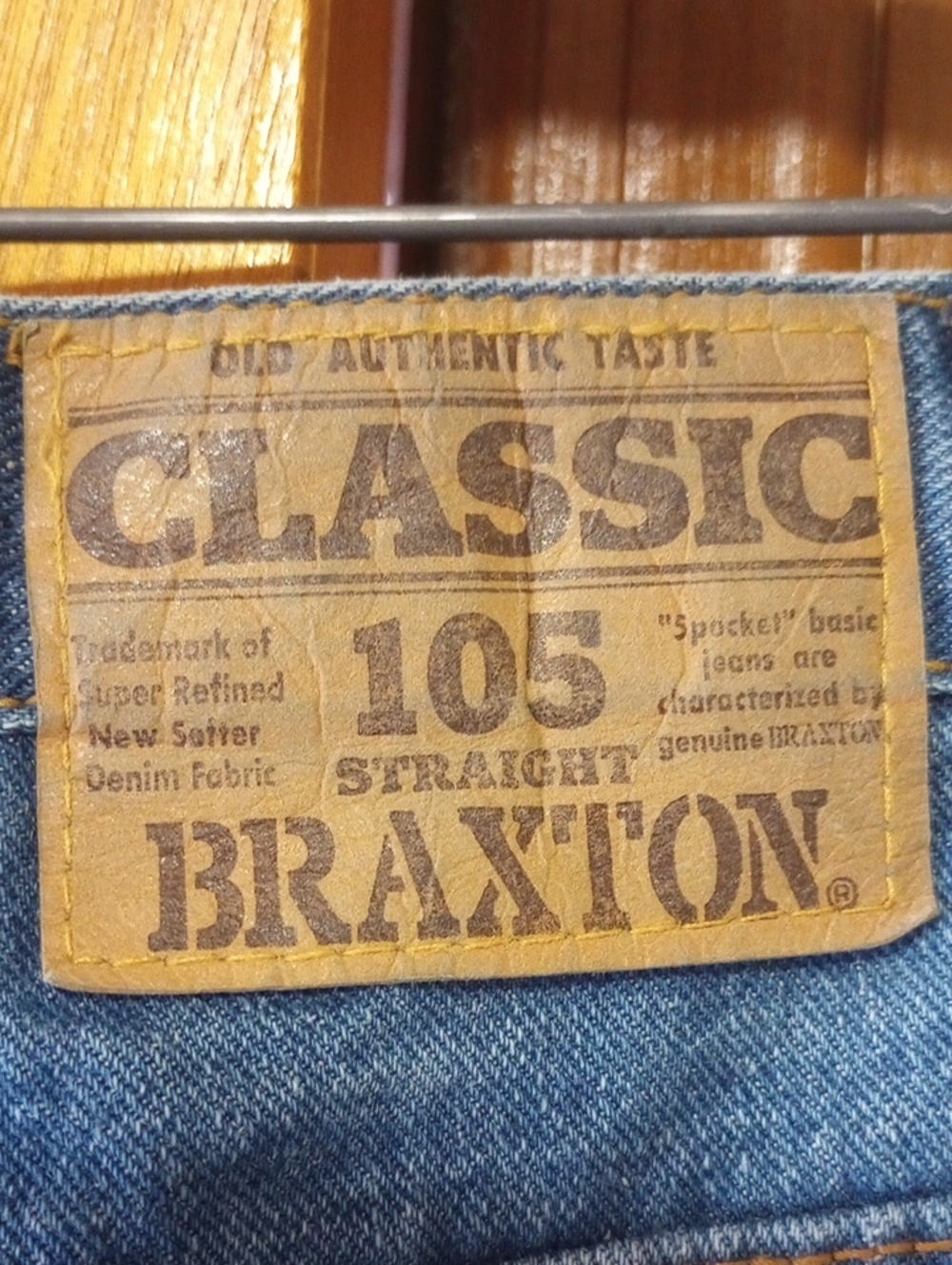 Braxton Classic 105 Blue Denim Jeans, Size 8. Old Authentic Taste - Picture 4 of 8